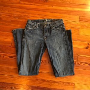 7 for all mankind high waist bootcut jeans